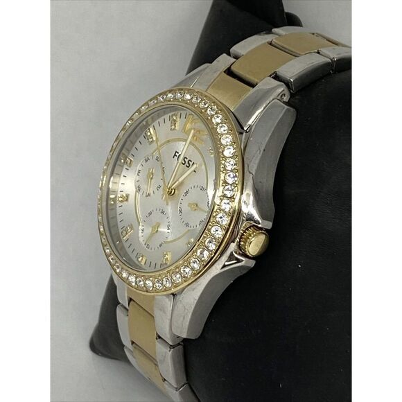 Fossil ES3204 Women's Gold Stainless Steel Analog Dial Quartz Wrist Watch HK1097 - Picture 4 of 12